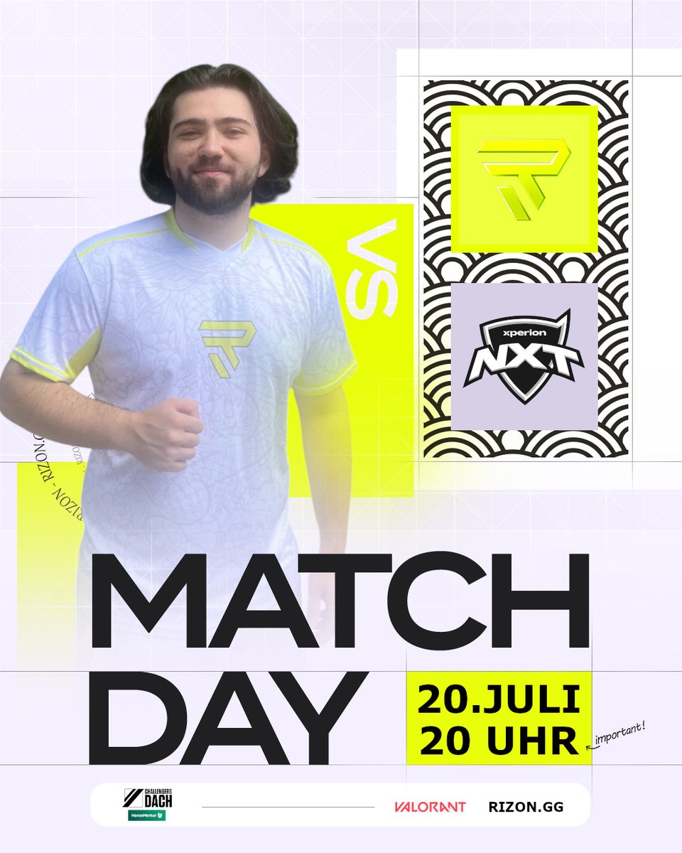 RIZONDOTGG's tweet image. Unser letztes Gruppenspiel in der @valleague_dach steht an. Vom 2. bis zum 4. Tabellenplatz ist alles möglich. No excuses!
🆚 @XPERION_NXT
⏰ ca. 20 Uhr
📺 Watchparty bei:
@minaakio & @JulezBTKT
#tothehoRIZON 🦺💛