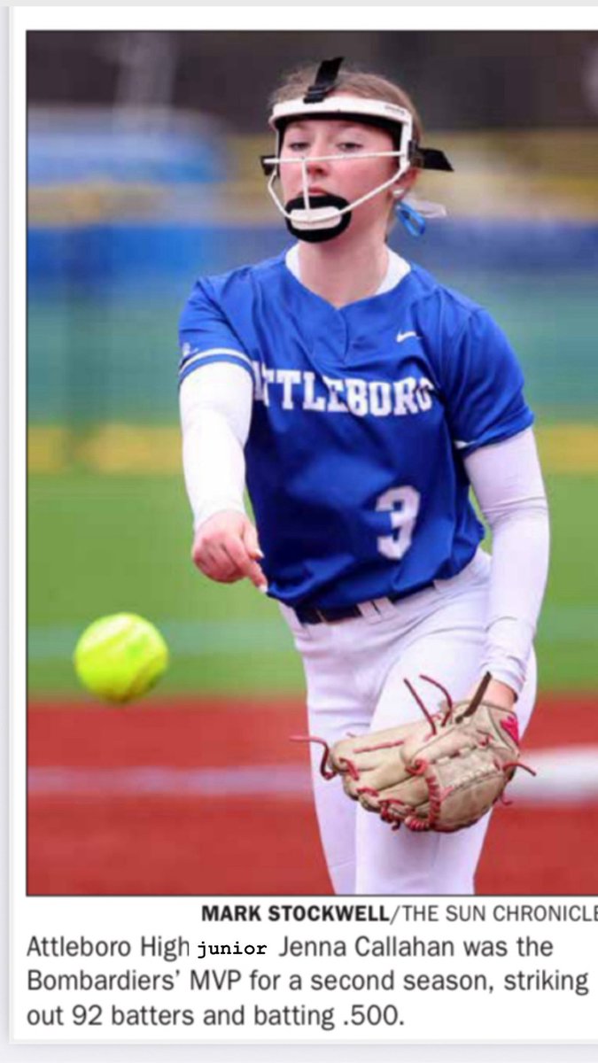 Jenna Callahan 2026 (@jennacallahann) on Twitter photo Thank you <a href="/SunChronSports/">Sun Chronicle Sports</a> for your recognition as a Sun-Chronicle All-Star ⭐️ for the 3rd year in a row. 🔥🔥 And a special congrats to my other teammates <a href="/Ronayne7Lola/">Lola Ronayne 2027</a>, Maddi Moran on the same recognition
<a href="/FPNE18UMorgan/">Fury Platinum 18U Morgan</a> <a href="/FPNE18URoumelis/">Fury Platinum 18U Roumelis</a> <a href="/HockomockSports/">HockomockSports</a> <a href="/AHS_Bluepride/">Attleboro High</a> Thank you <a href="/SunChronSports/">Sun Chronicle Sports</a> for your recognition as a Sun-Chronicle All-Star ⭐️ for the 3rd year in a row. 🔥🔥 And a special congrats to my other teammates <a href="/Ronayne7Lola/">Lola Ronayne 2027</a>, Maddi Moran on the same recognition
<a href="/FPNE18UMorgan/">Fury Platinum 18U Morgan</a> <a href="/FPNE18URoumelis/">Fury Platinum 18U Roumelis</a> <a href="/HockomockSports/">HockomockSports</a> <a href="/AHS_Bluepride/">Attleboro High</a>