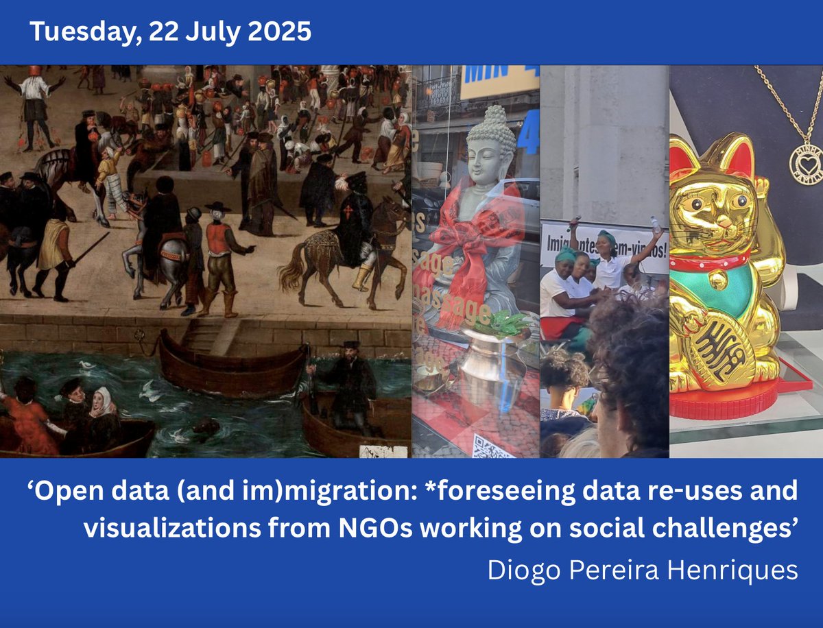 Diogo Pereira Henriques 鬼佬 🐯 📚 (@diogo_ph22) on Twitter photo 📝Don't miss the IWG online meeting of the <a href="/opendatacharter/">Open Data Charter</a>, on 'data created by non-governmental actors: challenges & opportunities': Tuesday, 22 Jul 2025, 7pm (UTC+1). In my talk, I'll discuss data re-use in multicultural cities...
#NGOs #opendata #datamigration #datarecycling 📝Don't miss the IWG online meeting of the <a href="/opendatacharter/">Open Data Charter</a>, on 'data created by non-governmental actors: challenges & opportunities': Tuesday, 22 Jul 2025, 7pm (UTC+1). In my talk, I'll discuss data re-use in multicultural cities...
#NGOs #opendata #datamigration #datarecycling