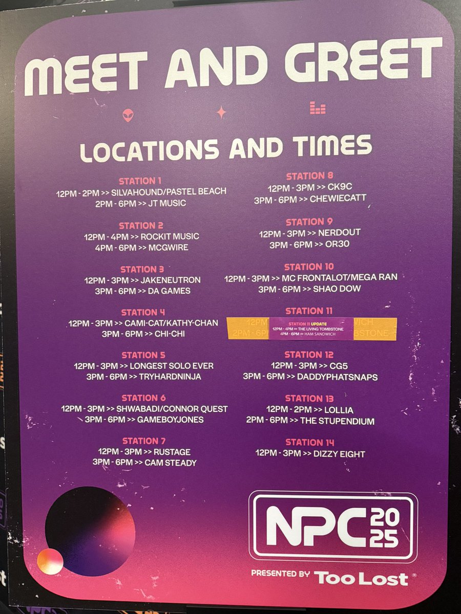 Reminder for today’s Meet and Greet!
