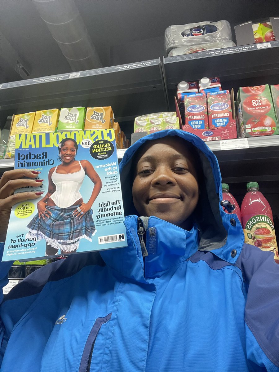 ⭐️| Rachel Chinouriri found her Cosmopolitan cover in the Co-op.