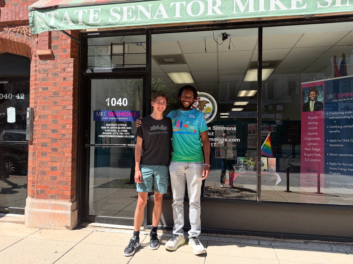 Welcome to the team, Elijah joins us through the CPS internship program, &amp; will be attending Northwestern in the fall. He's a life-long 7th District resident &amp; is conducting policy research on transit and consumer protection, and is a natural at assisting constituents. Welcome!