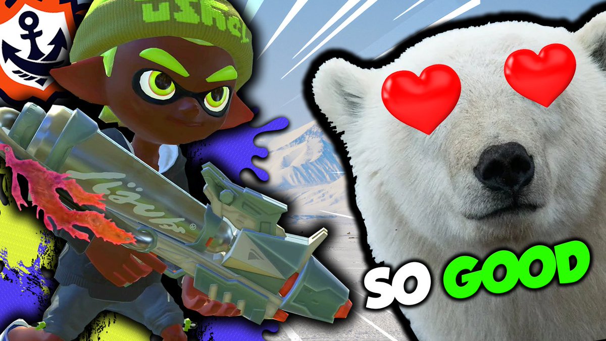 ThatSrb2DUDE's tweet image. The New Frozen Splattershot Pro in Splatoon 3 is absolutely amazing and EVERYONE loves it!
In the video we go over why its so popular in Splatoon 3 Ranked!
&gt;&gt;youtu.be/q0C0IWlQVg4 &lt;&lt;