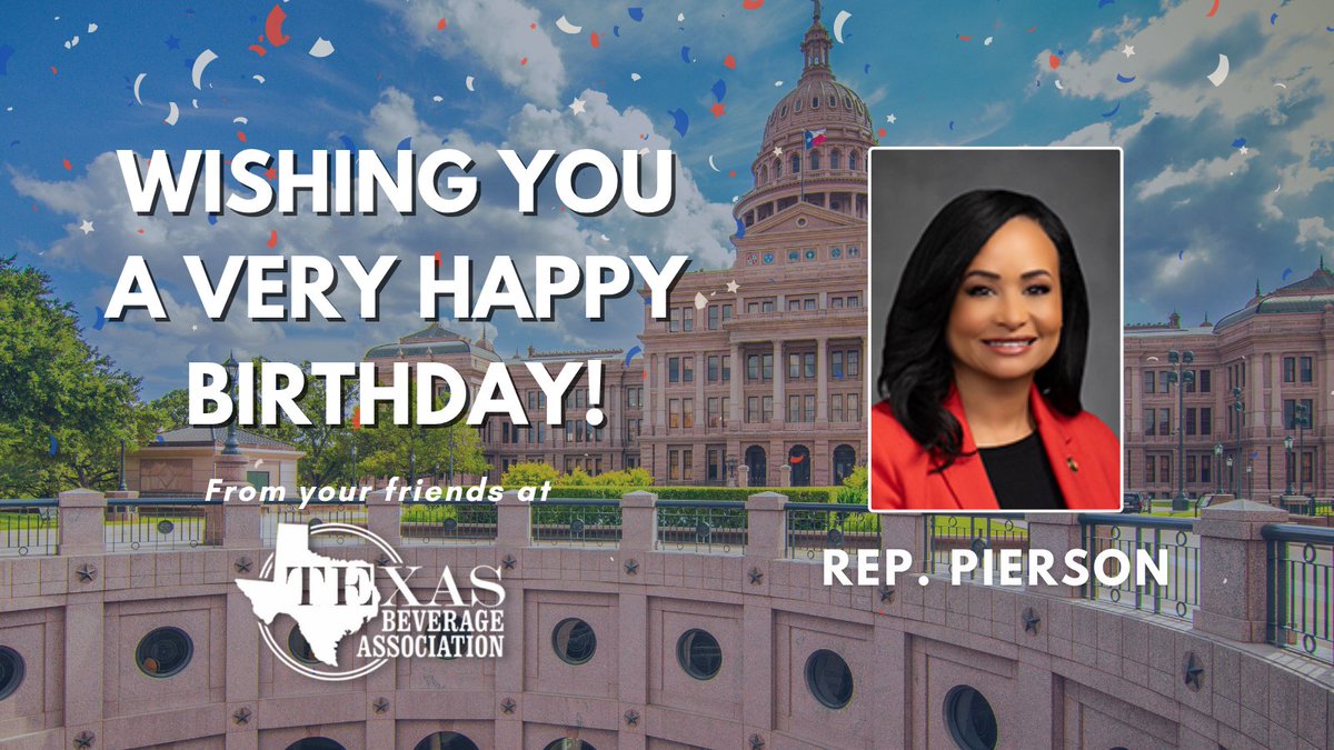 Texas Beverage Assoc (@texbev) on Twitter photo Join us in celebrating <a href="/KatrinaPierson/">Katrina Pierson</a> today! Wishing you a joyful birthday and a year full of impact. #txlege Join us in celebrating <a href="/KatrinaPierson/">Katrina Pierson</a> today! Wishing you a joyful birthday and a year full of impact. #txlege
