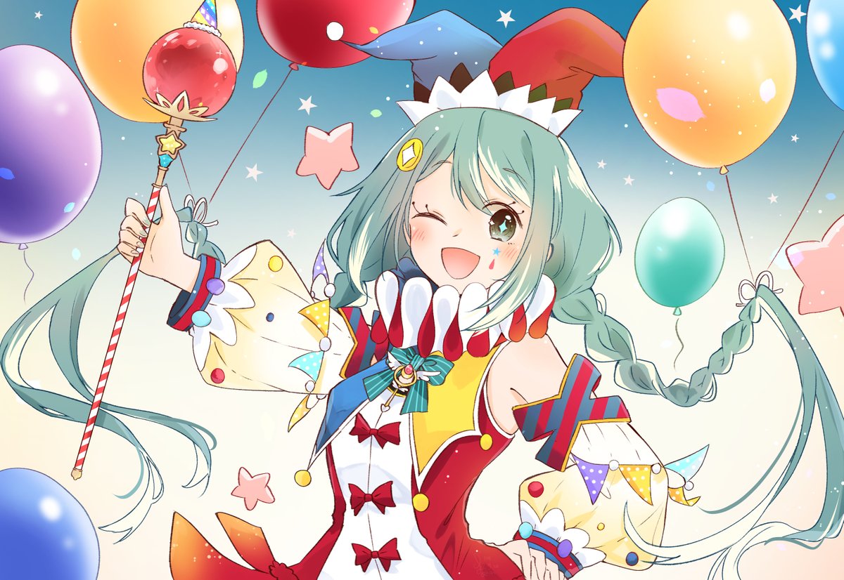 YoruuRain's tweet image. 看到雙辮子漂浮氣球 直接從樓梯上摔下來
這次的魔法詠唱時間真的挺長的XD

來不及畫泡泡包包頭版本 下次了
(我有好好把該戴的戴上 不要掉了X

(把煩惱轉換成魔法 就可以好好睡一覺了~
 #真理繪 #台V #Vtuber
