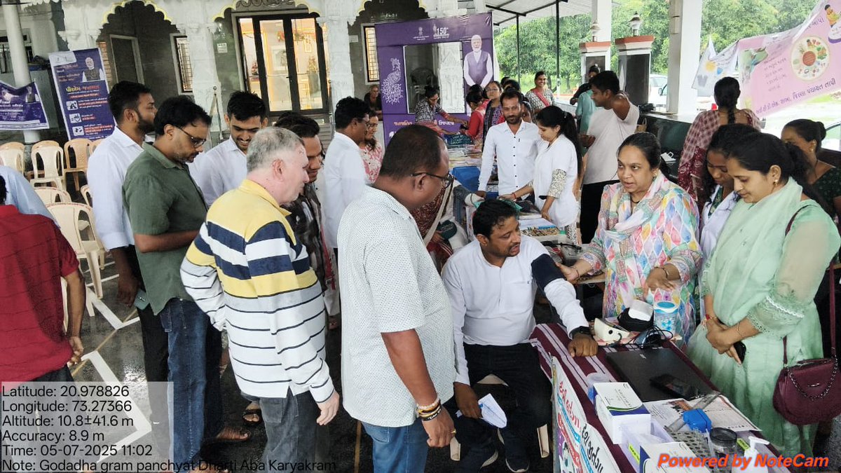 TribalAffairsIn's tweet image. 🛖 Reaching the unreached in Tapi!
Under #DhartiAabaJanbhagidariAbhiyaan, special camps were organised in the tribal belts of Tapi district, Gujarat, focusing on:
✅ Aadhaar enrolment drive for PVTG communities
🩸 Sickle Cell screening and awareness sessions
With the goal of…