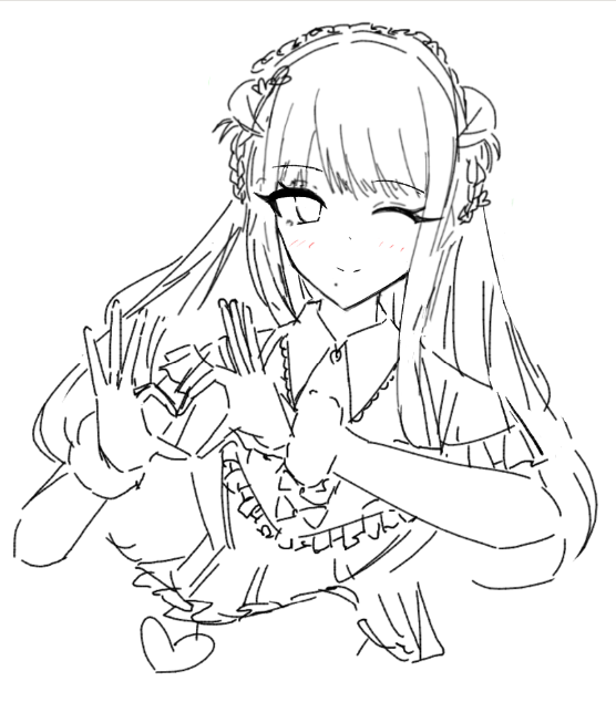 m_ocochan's tweet image. ドギーモアさんの絵チャで描いたひおです。
参加させて頂きありがとうございました！