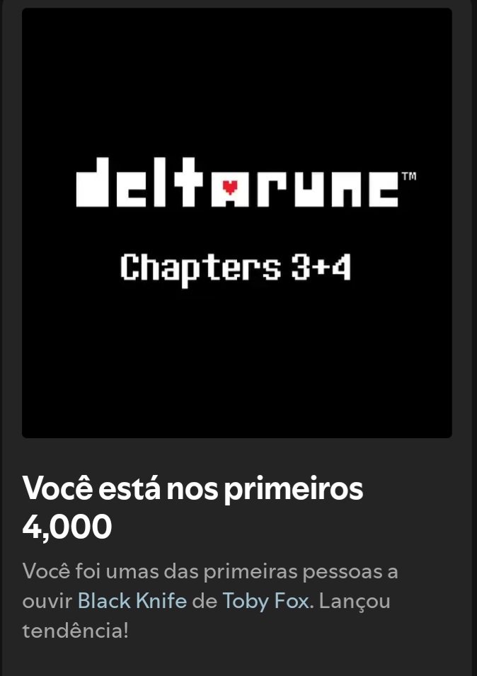 Dan_GRdS's tweet image. Dado interessantíssimo pra mim. Não sei como sendo que a trilha no Spotify demorou uns dias pra sair