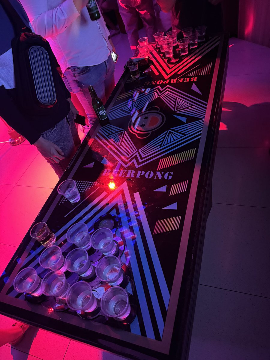 beer pong at karaoke with nads 
the venue is so luxurious 
it’s crazy
