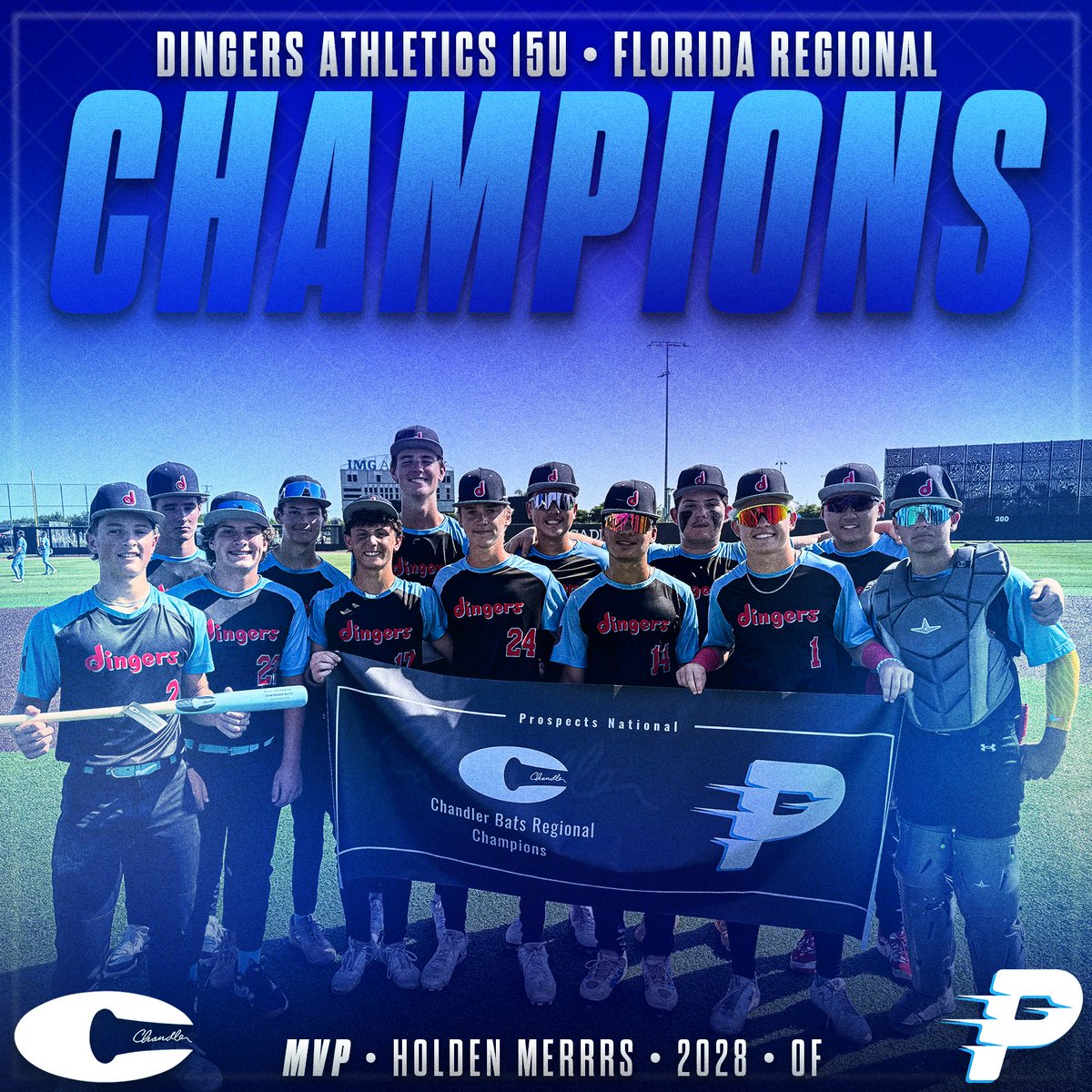 ProspectsNat's tweet image. Congrats to our 15u Florida Regional champions @DingersGa!
Congrats to our @Chandlerbats MVP:
@MeersHolden