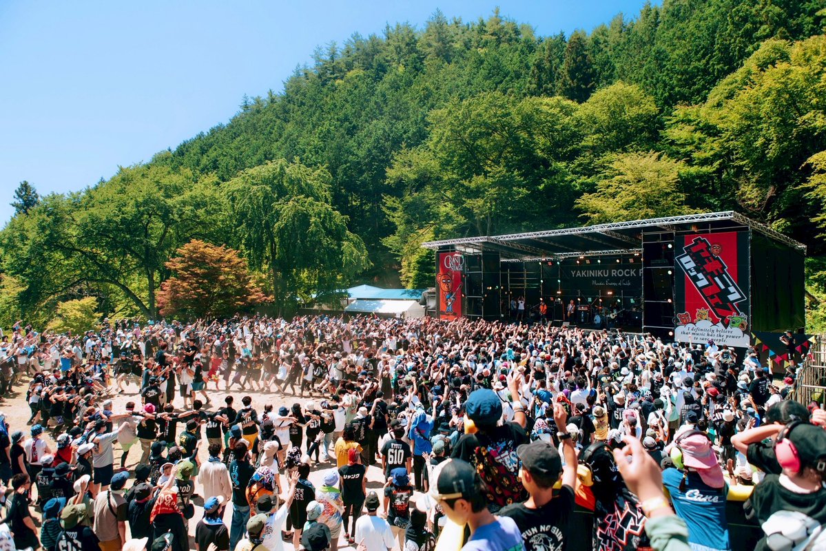 The__BONEZ's tweet image. ヤキニクロックフェス 2025 
at.野底山森林公園内特設ステージ
GRANDSTAGE 
photo by @YSZ_PHOTO 
#TheBONEZ
#ヤキフェス