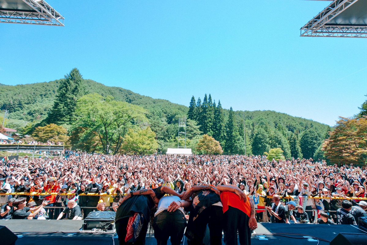 The__BONEZ's tweet image. ヤキニクロックフェス 2025 
at.野底山森林公園内特設ステージ
GRANDSTAGE 
photo by @YSZ_PHOTO 
#TheBONEZ
#ヤキフェス