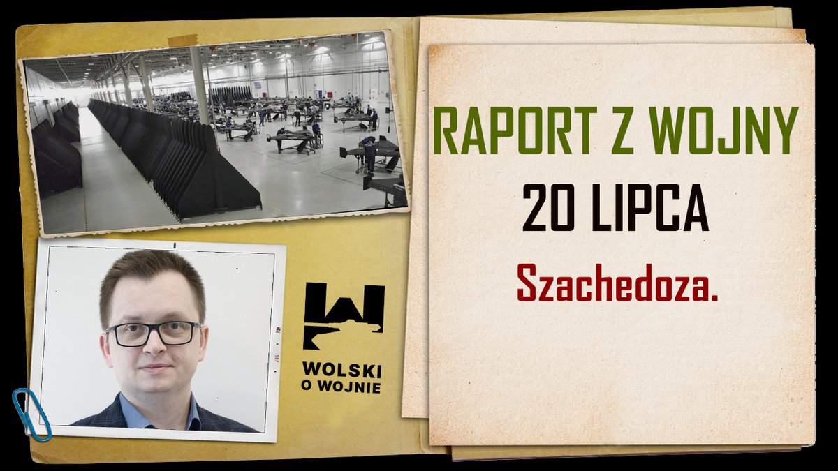 wolski_jaros's tweet image. NAJNOWSZY RAPORT Z UKRAINY JUŻ JEST:
youtu.be/6n1iAgkIXvw
Raport z walk na Ukrainie od 13 do 20 lipca 2025 roku. Temat przewodni - Szachedoza czyli o tym jak ewoluowały Szachedy i dlaczego nie są to już tanie drony. Poza tym: rura w której kisili się RUS, mapa i kącik…