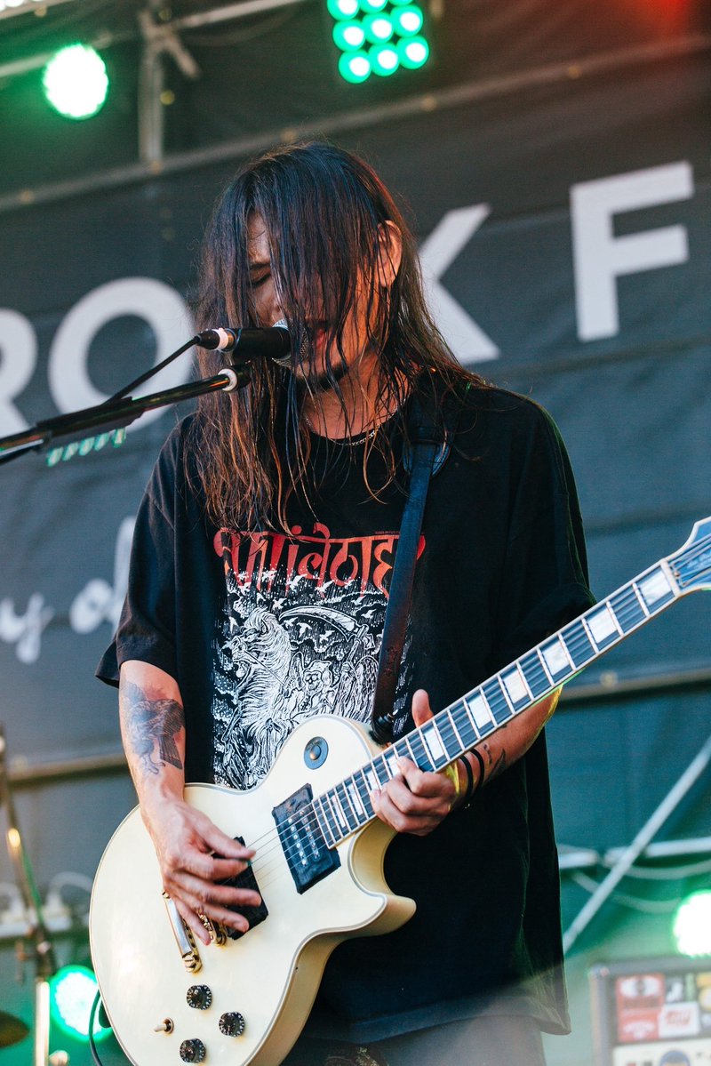The__BONEZ's tweet image. ヤキニクロックフェス 2025 
at.野底山森林公園内特設ステージ
GRANDSTAGE 
photo by @YSZ_PHOTO 
#TheBONEZ
#ヤキフェス