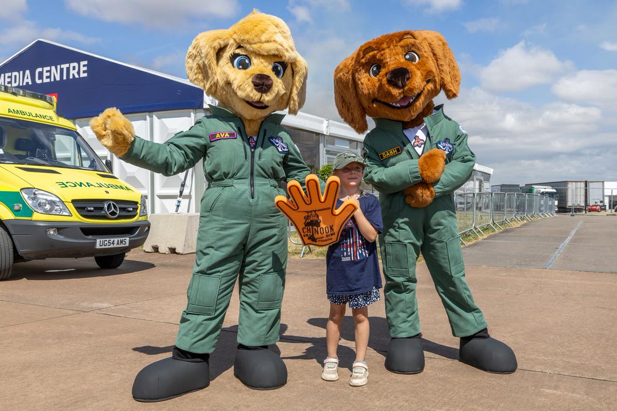 airtattoo's tweet image. Come and say hello to Dash and Ava! 👋
Our brand new mascots have been going down a storm at #RIAT25! Find them in the central showground area for your chance to snap a photo with them and tick off one of our RIAT Trail stops 📸