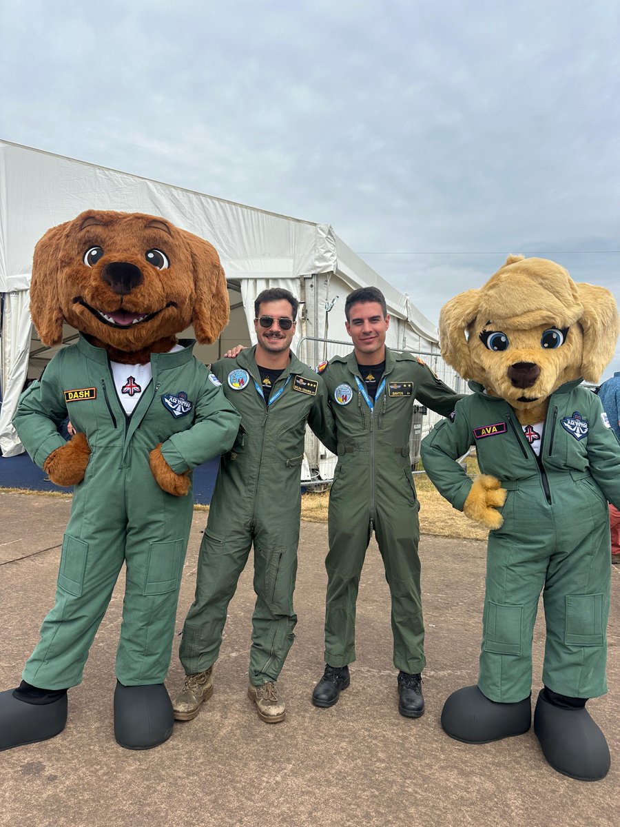 airtattoo's tweet image. Come and say hello to Dash and Ava! 👋
Our brand new mascots have been going down a storm at #RIAT25! Find them in the central showground area for your chance to snap a photo with them and tick off one of our RIAT Trail stops 📸