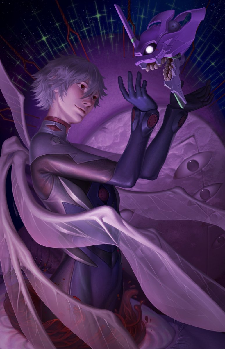 k_hath_art's tweet image. It all returns to nothing
It all comes tumbling down
Tumbling down, tumbling down
#art #Evangelion #Kaworu_Nagisa