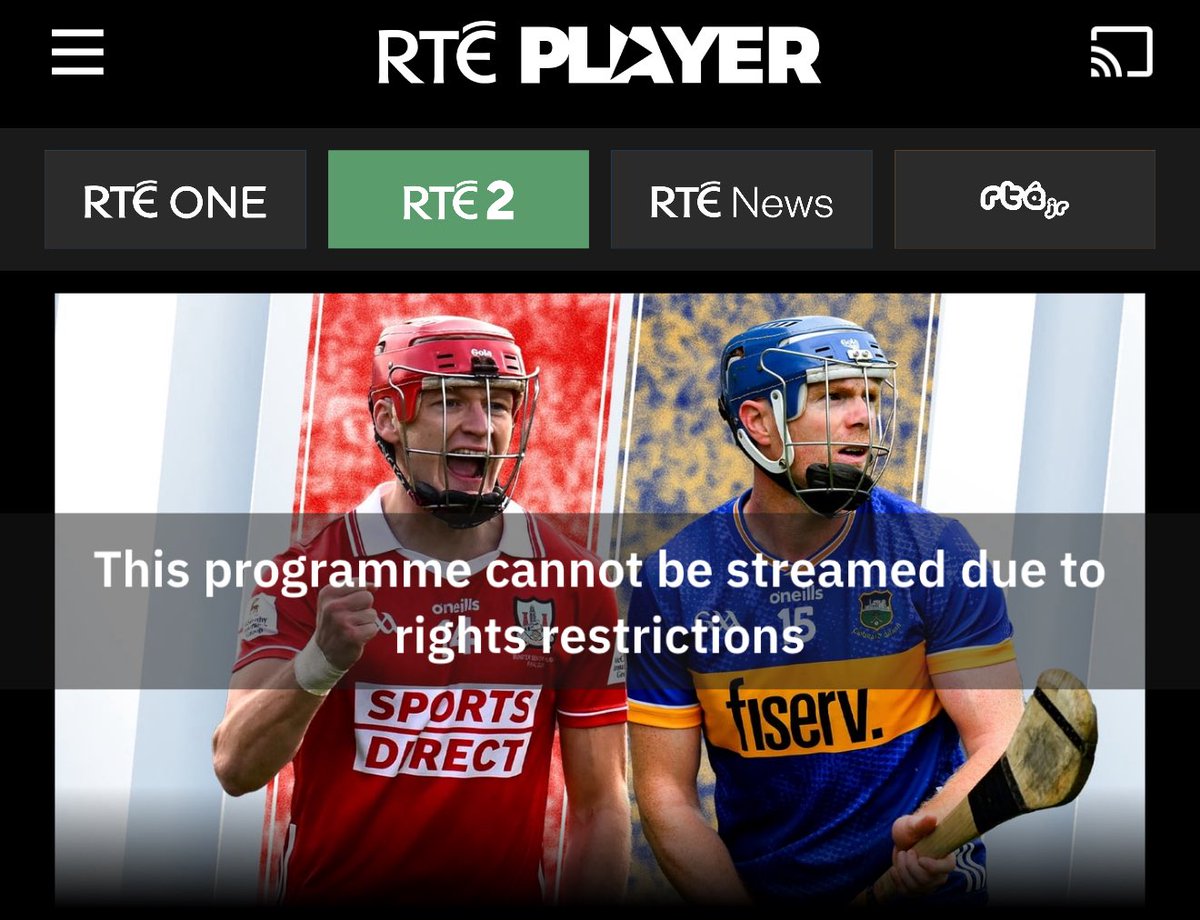 Paul Hennessy (@paulhennessy07) on Twitter photo I was watching on <a href="/RTEplayer/">RTร Player</a> in Lanzarote and then I get this message ๐คท๐ปโโ๏ธ I was watching on <a href="/RTEplayer/">RTร Player</a> in Lanzarote and then I get this message ๐คท๐ปโโ๏ธ