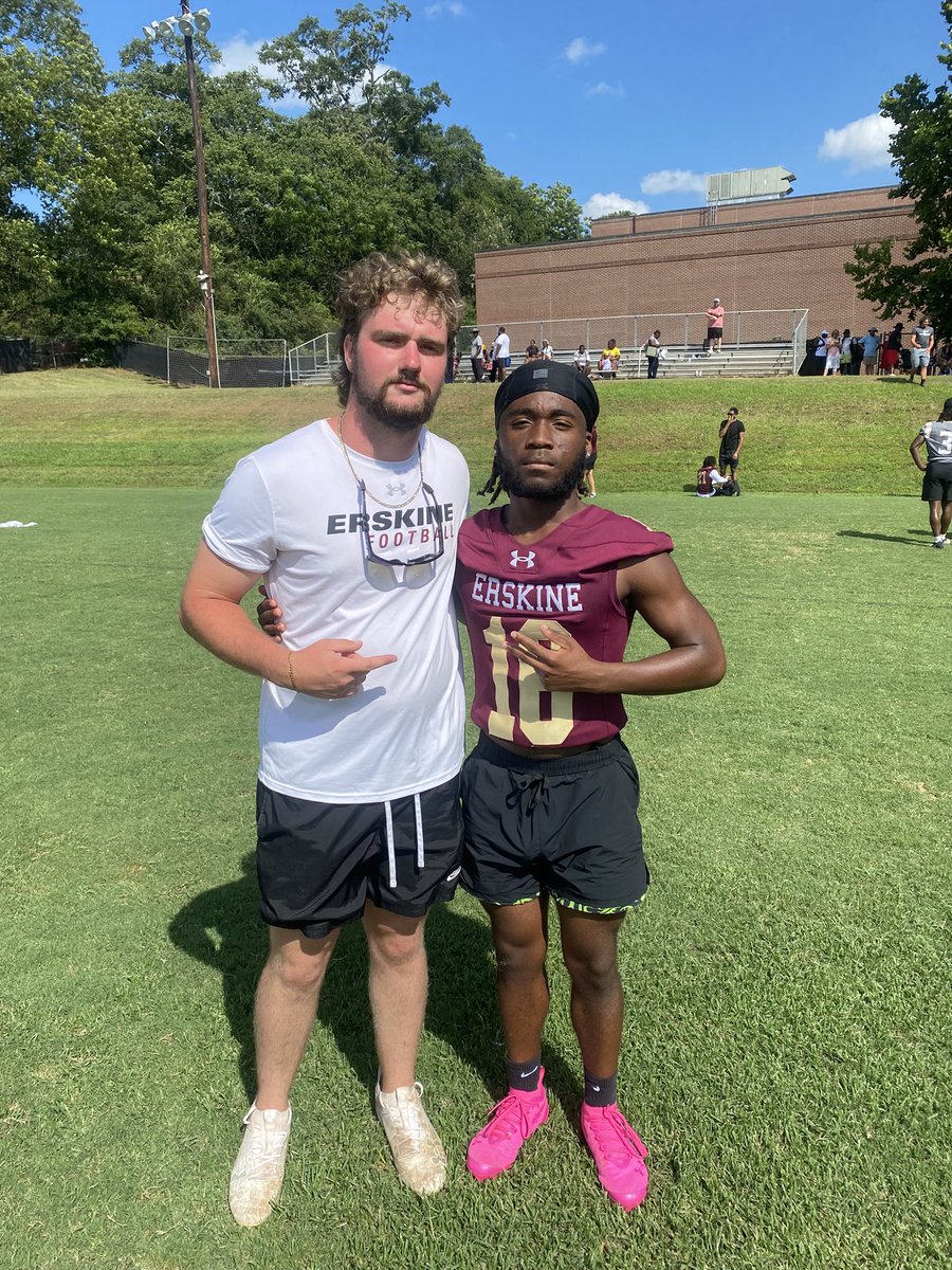 DJ Barr (@djbarr45) on Twitter photo I’m overly blessed to receive my first offer from Erskine College. Thank you #AGTG
<a href="/icoachfb/">Christopher Williams</a> <a href="/CoachTerryAnton/">Coach Anton</a> I’m overly blessed to receive my first offer from Erskine College. Thank you #AGTG
<a href="/icoachfb/">Christopher Williams</a> <a href="/CoachTerryAnton/">Coach Anton</a>