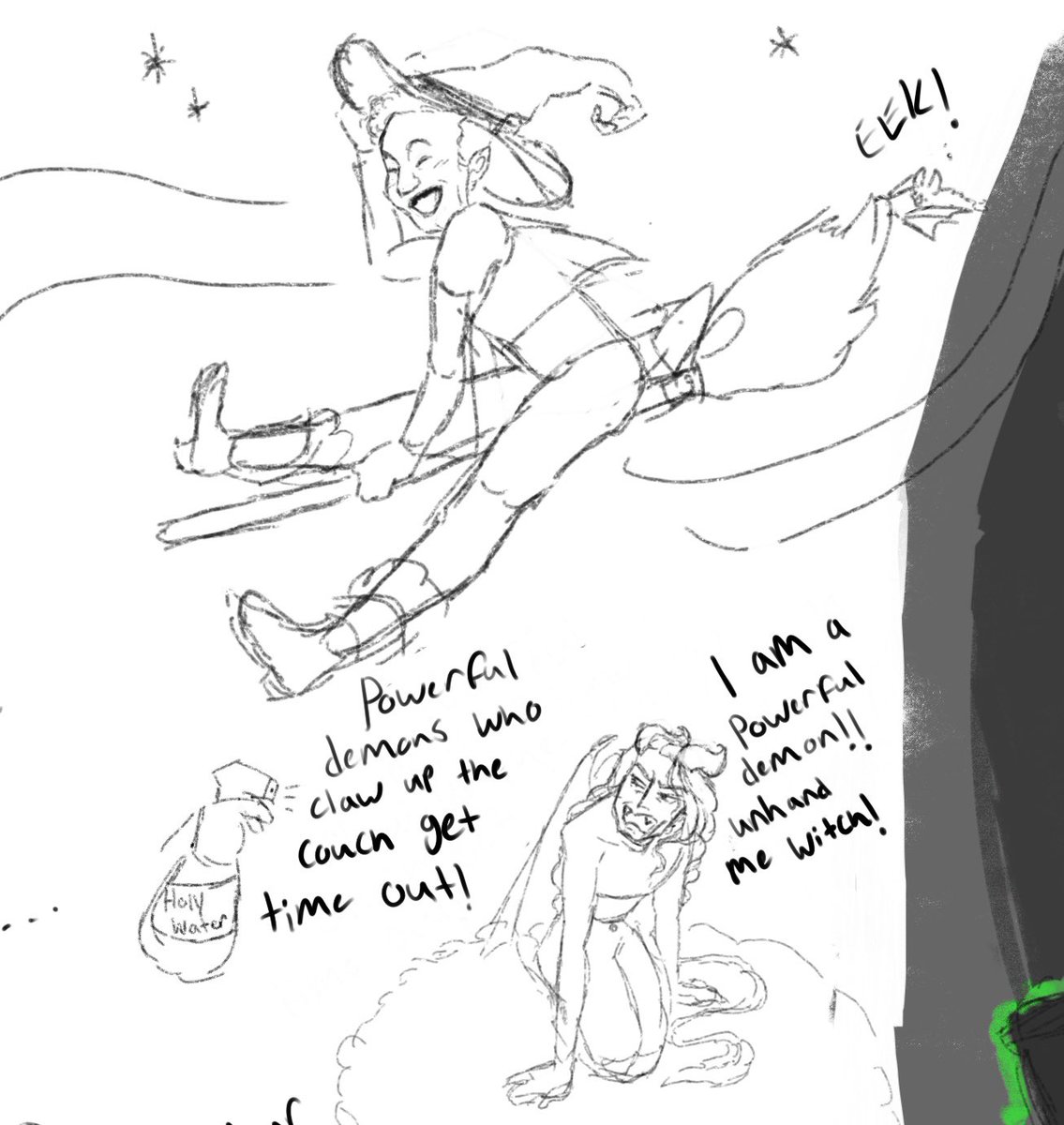 _ramen_ghost_'s tweet image. reposting this again in hopes it'll get seen, even if it is just a dumb sketch ๐ i'm louing my stat guys... witch louis... c'mon witch louis...