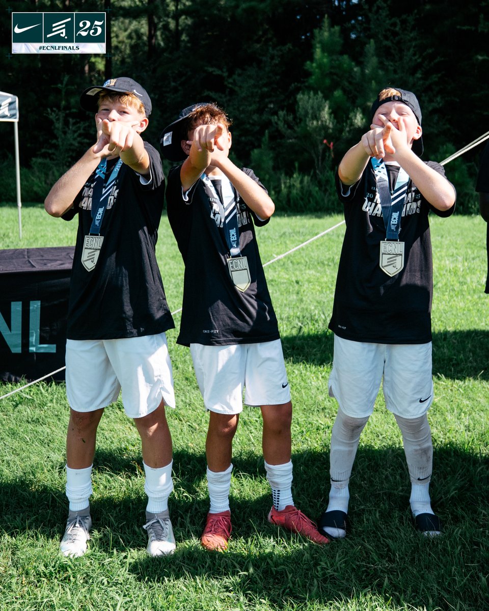 ECNLboys's tweet image. The 2️⃣0️⃣2️⃣5️⃣ U13 ECNL National Champions 🏆 #ECNLFinals