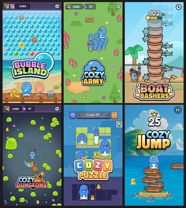 speed running some hyper casual games over then next few months