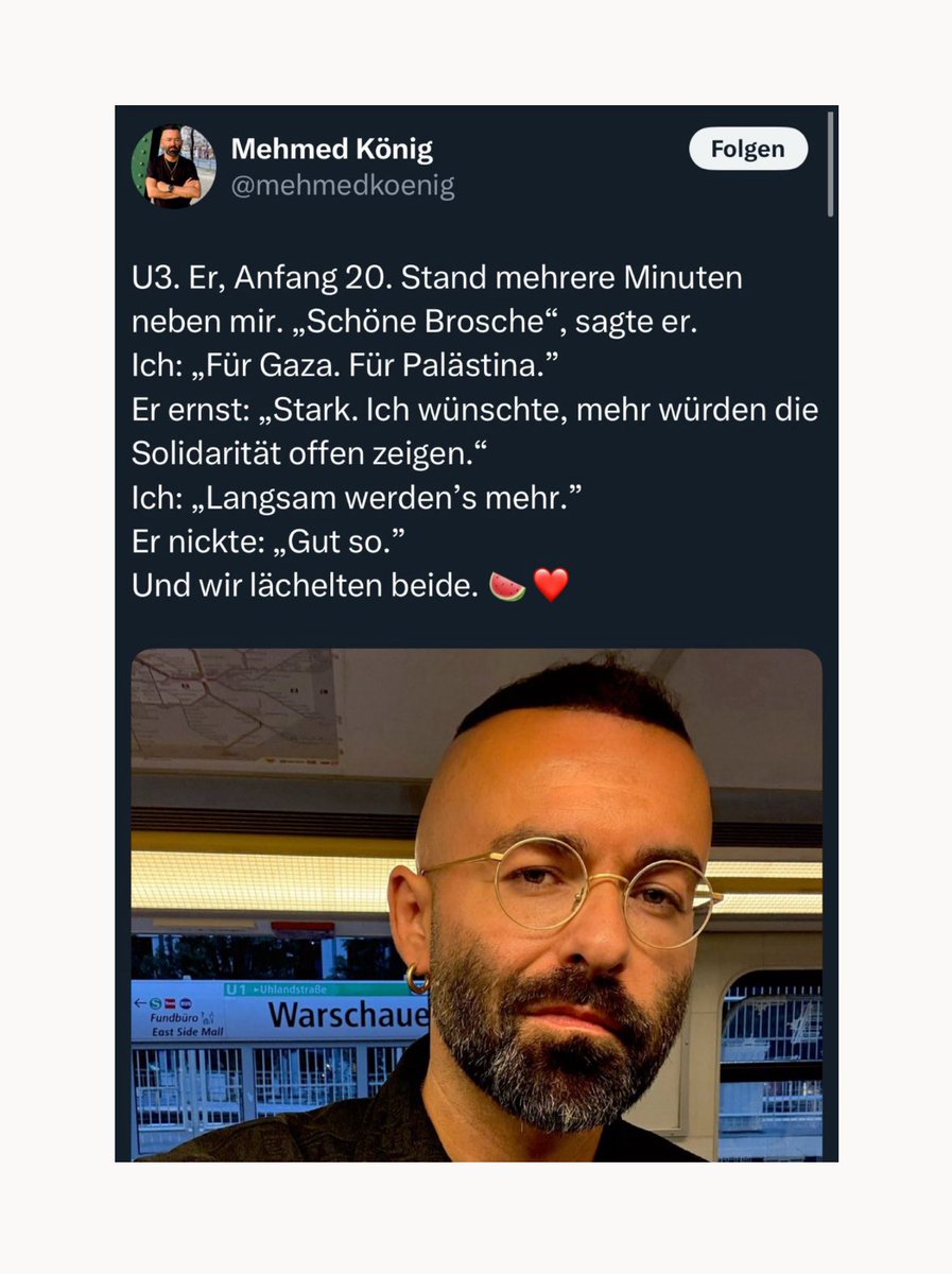 Regendelfin's tweet image. Als wir beide Arm in Arm, vor Selbstergriffenheit weinend, an der Station „Paulanergarten“ aussteigen, stehen plötzlich 12.000 Touristen Spalier, jubeln, klatschen und stimmen „Free Palestine, Intifada Forever“ auf die Melodie von „Imagine“ von John Lennon (geboren 1940 in…