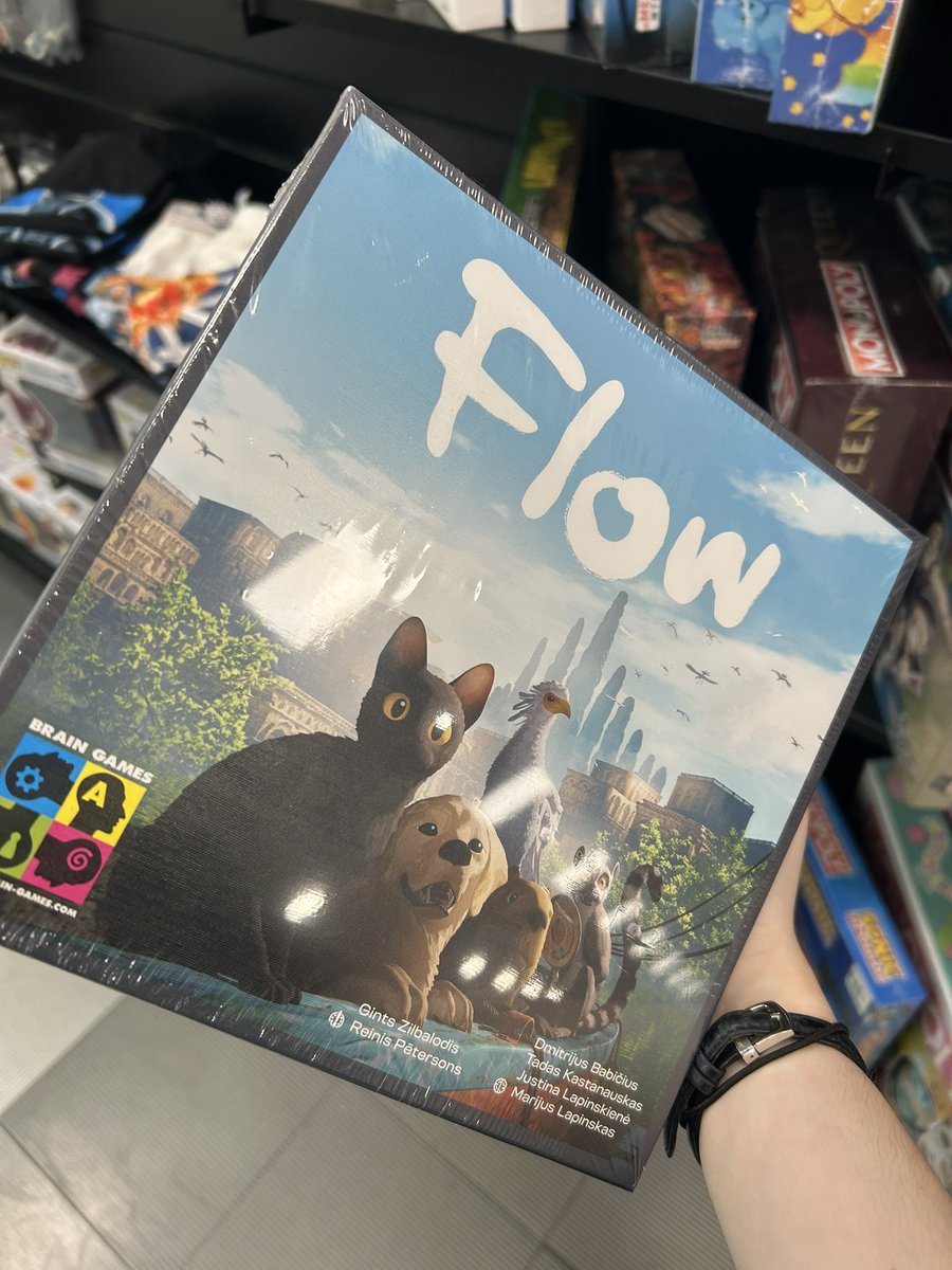 hmvBasingstoke_'s tweet image. For fans of the adorable movie Flow, We have a boardgame centered all around the movie and cutie characters!!!👀👀🐶🐱
#flow #flowmovie #animals #movies #film #boardgame #game #fun #hmv