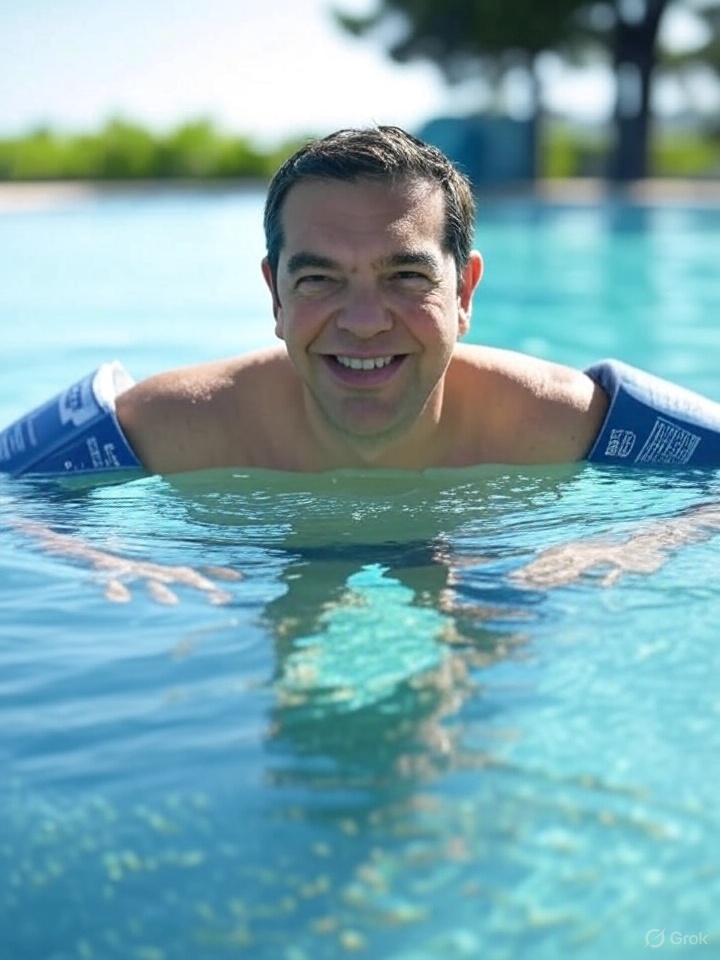 Tsipras_int3's tweet image. I take risk in politics and in negotiations but in the sea I always use bratsacks.