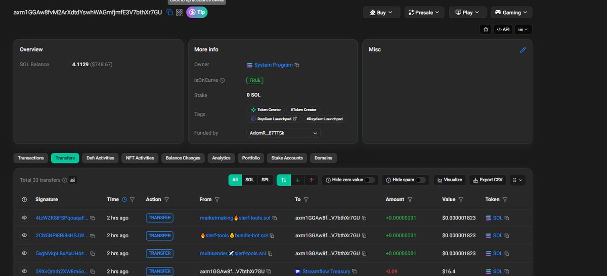 RobcallOfficial's tweet image. 4% dev wallet is locked 3months
app.streamflow.finance/contract/solan…