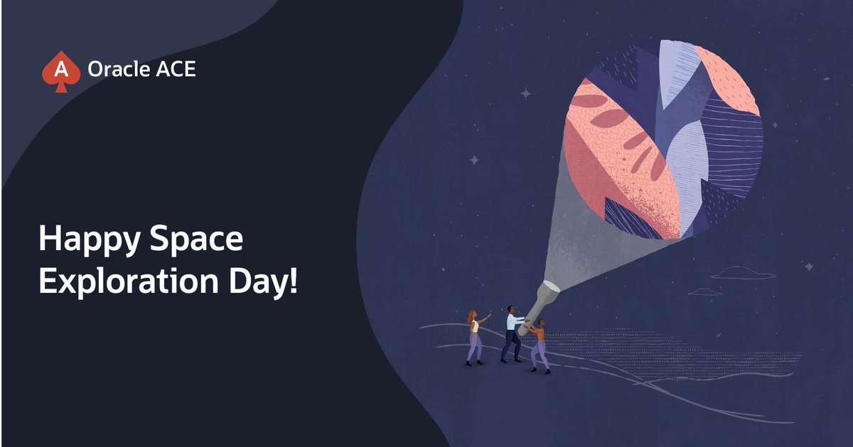 oracleace's tweet image. Happy Space Exploration Day!
May the spirit of discovery guide us to new frontiers.