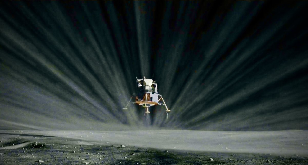 "40 feet, down 2 1/2. Picking up some dust".

July 20th, 1969:  Apollo 11 lands on the Lunar surface - a triumph of human ingenuity and ambition.