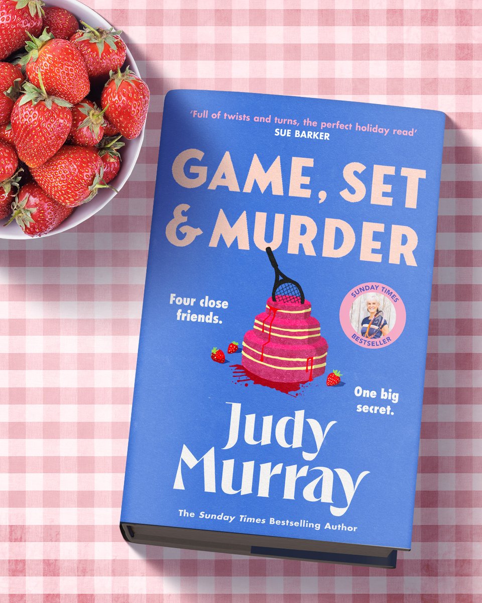 orionbooks's tweet image. Filled with twists, turns, and LOTS of tennis, don't miss the delicious new murder mystery from @JudyMurray 🍓
Out now: geni.us/GameSetAndMurd…