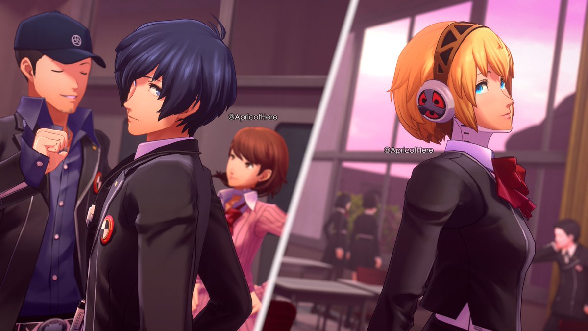 Aikoto Week 2025 - Day 1: Stolen Glances #Persona #Persona3 #Persona3Reload #MakotoYuki #Aigis #Aikoto #AikotoWeek2025