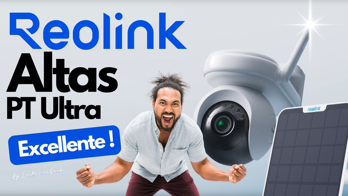 LaRevueGeek's tweet image. Hello les amis !!
J&apos;espère que vous allez bien et que vous passez un bon dimanche ! 
Pour bien finir la journée, nouvelle vidéo sur la chaine #youtube :)
J&apos;ai testé la #Reolink Altas PT Ultra :  la meilleure caméra de surveillance solaire de l&apos;année ?

Un petit partage serai très…