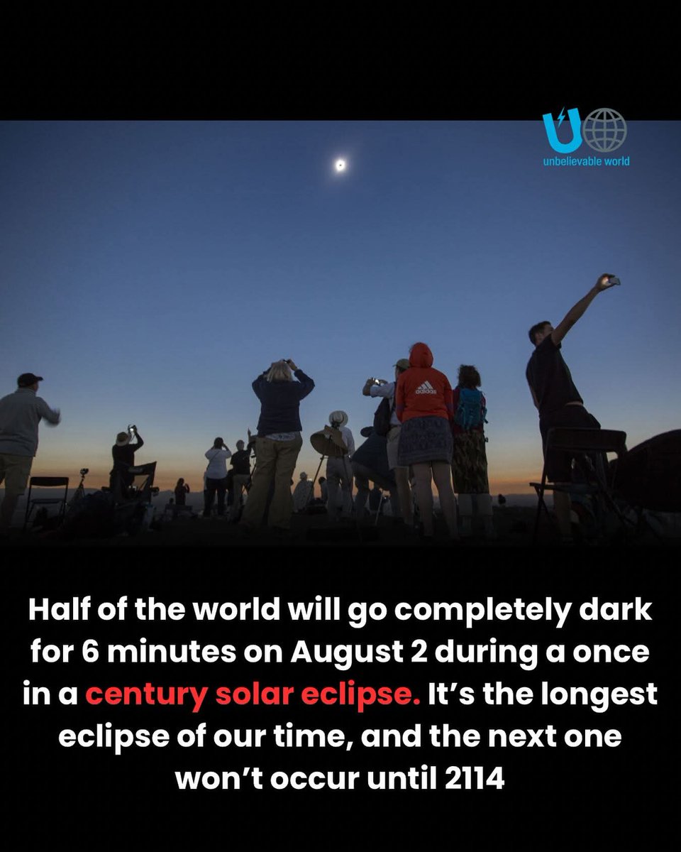 Its the longest solar eclipse between 1991 and 2114.

#centuarysolareclipse #solareclipse2025