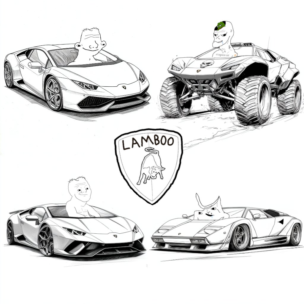 <a href="/TMtheOG/">TM</a> You could do worse than riding with the $LAMBOO crew  :D

Ape 0.069% supply now, and get a Nissan GTR 'conviction NFT'.  We go up or down in MarketCap = more onchain rides.  

lamboo.fun/lamboo-levels