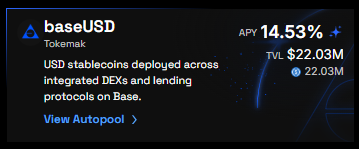 Archer_MD_'s tweet image. baseUSD earning 14.5% in size on @base 

Do you hate money?