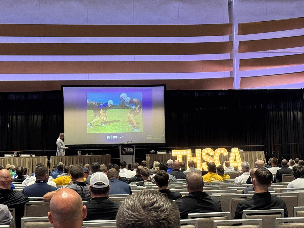 Getting closer and closer. <a href="/THSCAcoaches/">THSCA</a> Coaching Convention  <a href="/SWDragonsFB/">Southwest Dragons Football</a>
