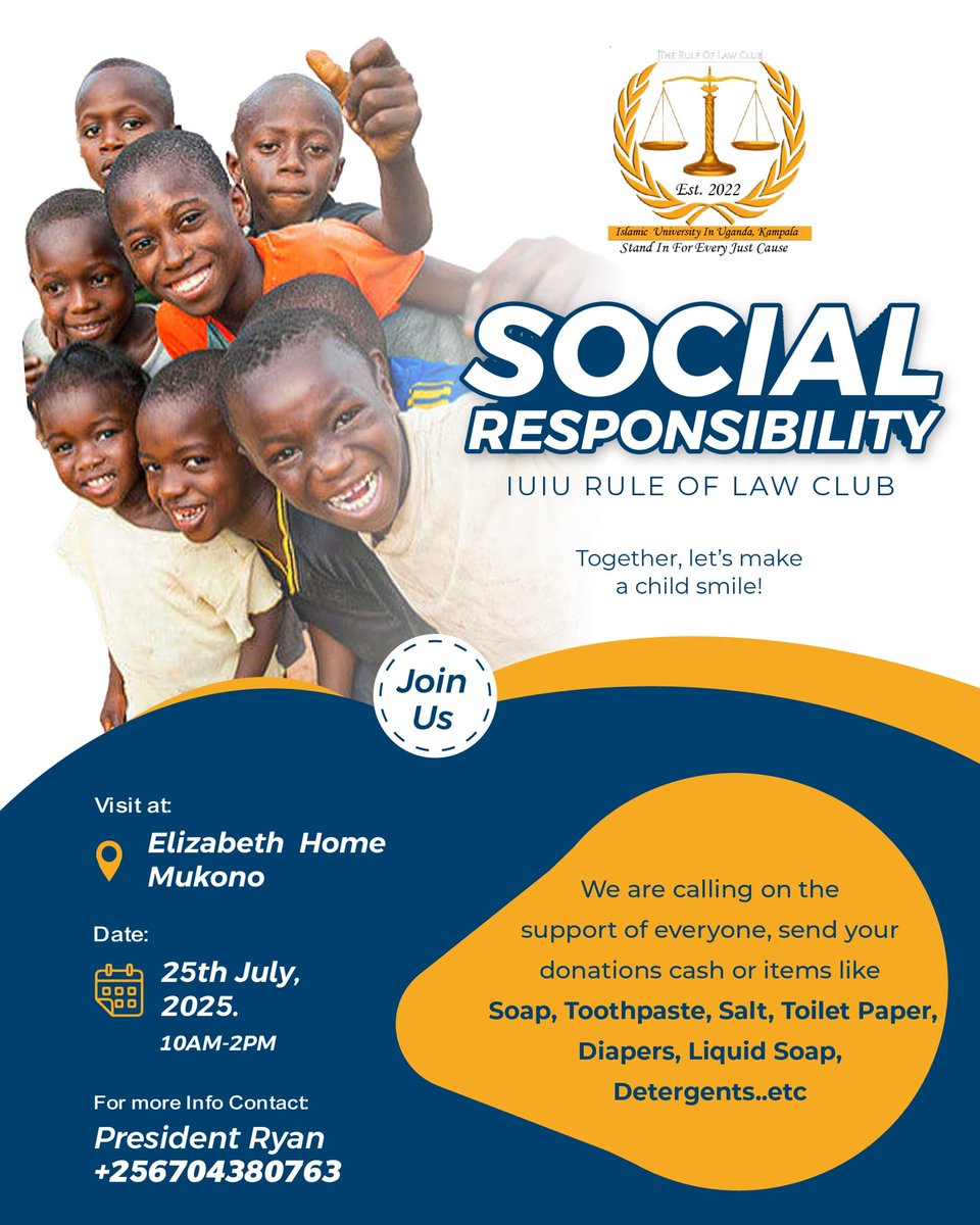 ruleoflawiuiu's tweet image. Join us in spreading joy! Help put a smile on a child&apos;s face—your support makes a difference. Together, we can create brighter, happier futures. #SpreadJoy #HelpChildren