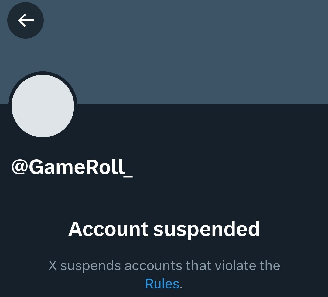 SynthPotato's tweet image. Hey guys my buddy Gameroll got his account taken down for no apparent reason
If you know anyone that works at Twitter please @ them, this is one of the best pages covering GTA content at the moment and absolutely does not deserve this!