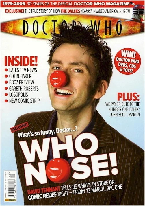 Praxeus_stan's tweet image. #DailyDWM -Day Two Hundred and Three
Matt Smith's first issue!! Plus the first of a few slow new months this year if they're putting Red Nose Day on the cover 😅