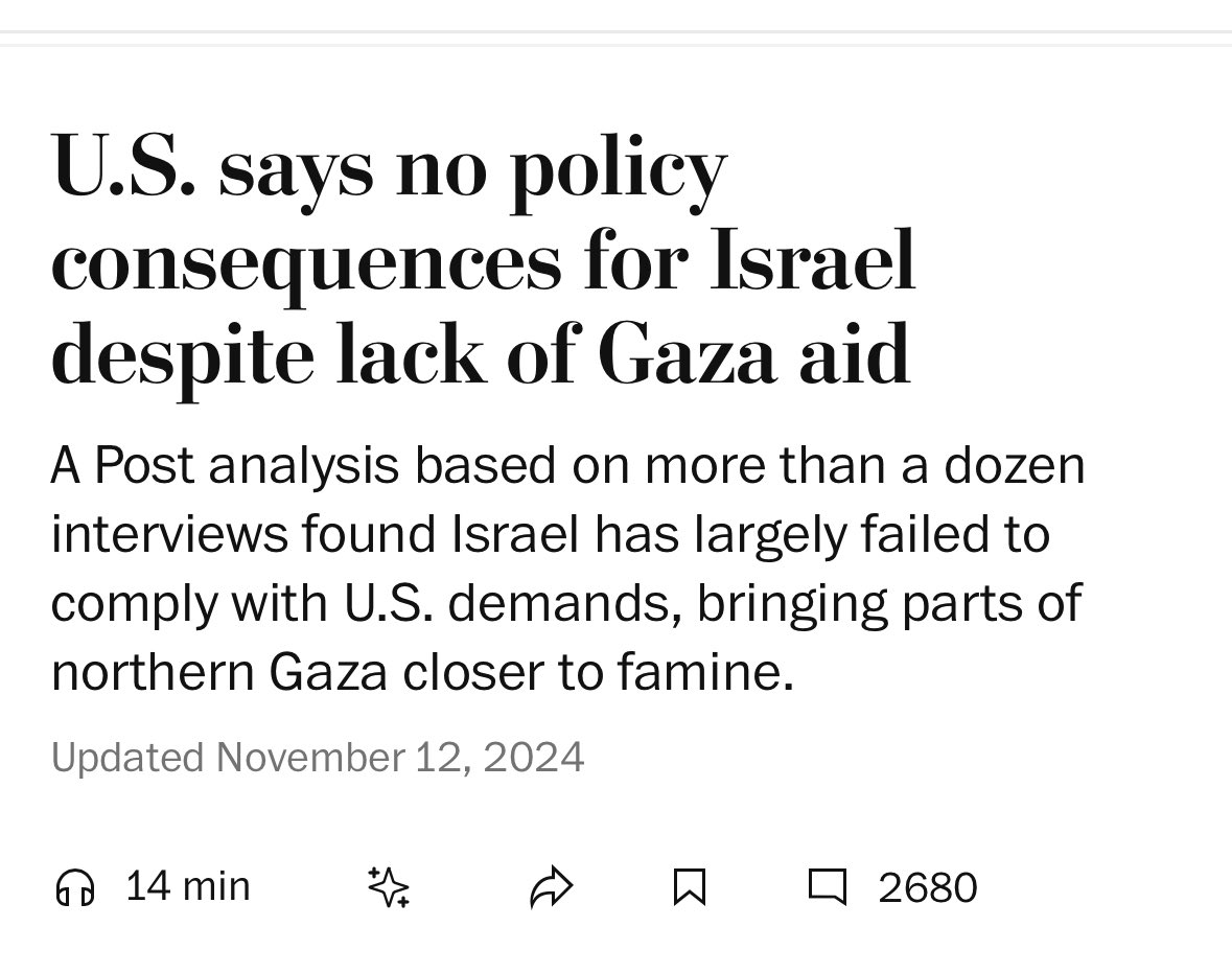 The starvation of Gaza has been utterly bipartisan.