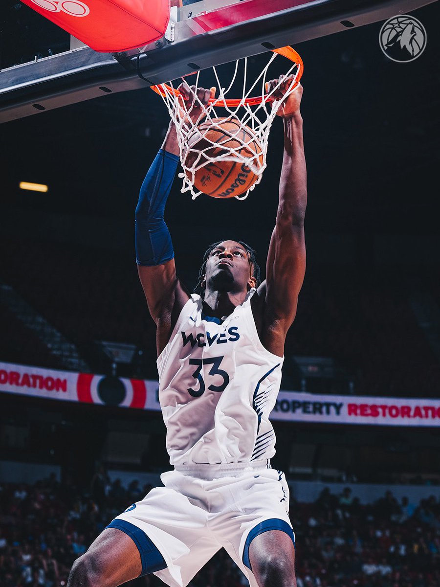 Timberwolves's tweet image. Lenny did his thing at Summer League:
17.0 PPG
8.8 RPG