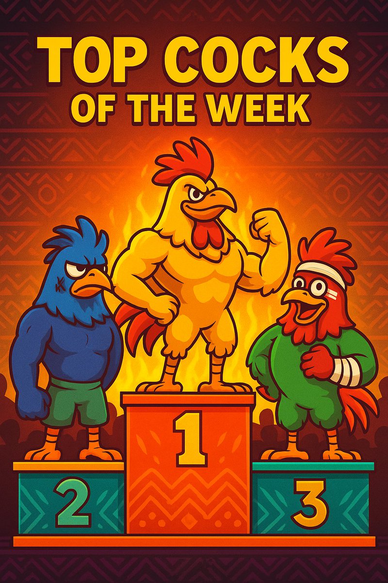 TOP C🐔CKS OF THE WEEK💥

This week in the pit was straight-up madness.

Feathers flew. SOL was snatched.
And these 3 menace-to-society cocks said “Not today, poultry.”

🥇 You are a bitch – 2 SOL won
Bro fought like rent was due AND his baby mama was watching.

🥈 Beaktastrophe