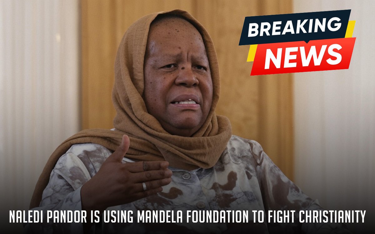 RenaldoGouws's tweet image. It seems that Naledi Pandor is using the Nelson Mandela Foundation as her personal mouthpiece and support for terrorist organisations. She is now going even further and will pay willing activists to speak negatively about Christianity and Judaism.
Video Link:…