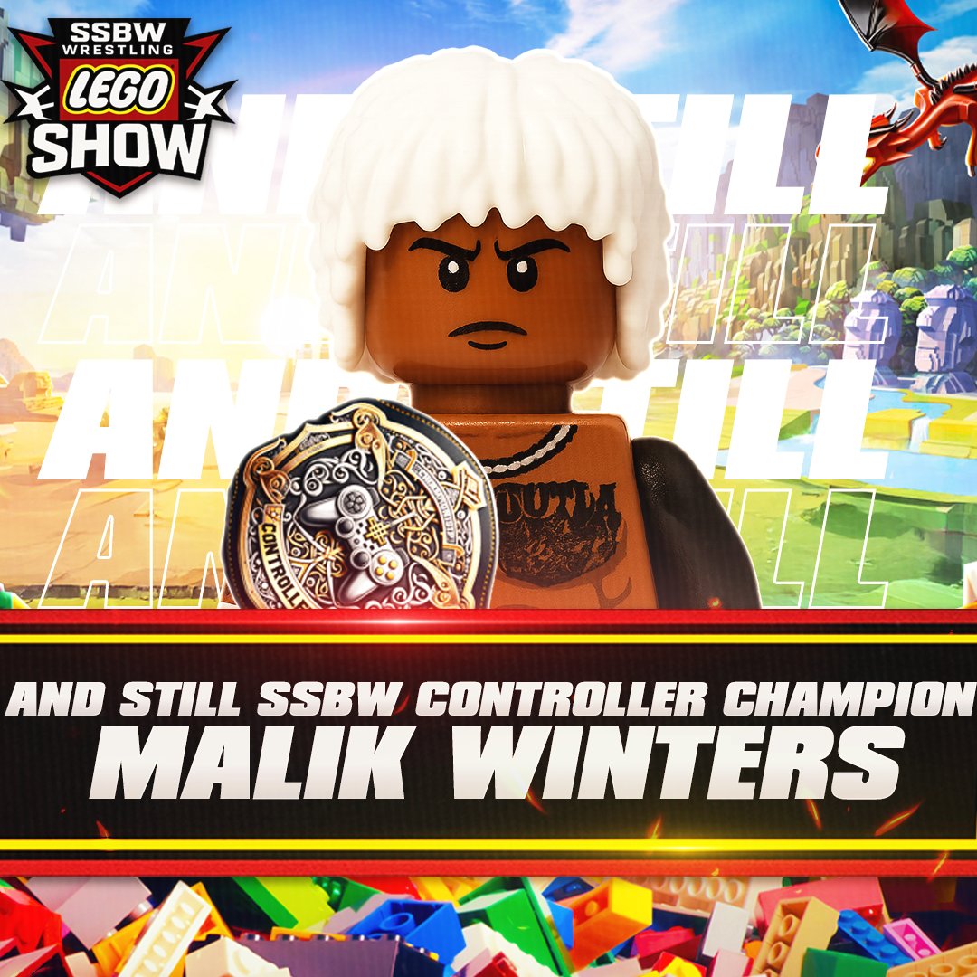 Congratulations to Malik Winters <a href="/KillSwitchMalik/">The Living KillSwitch...</a> for retaining his SSBW Controller Championship by defeating Tusico <a href="/Tuskyisback/">Tusky?</a> at The Lego Show! #SSBW #EFED #WWE2K25 #CAWUNNITY #THELEGOSHOW #LEGO