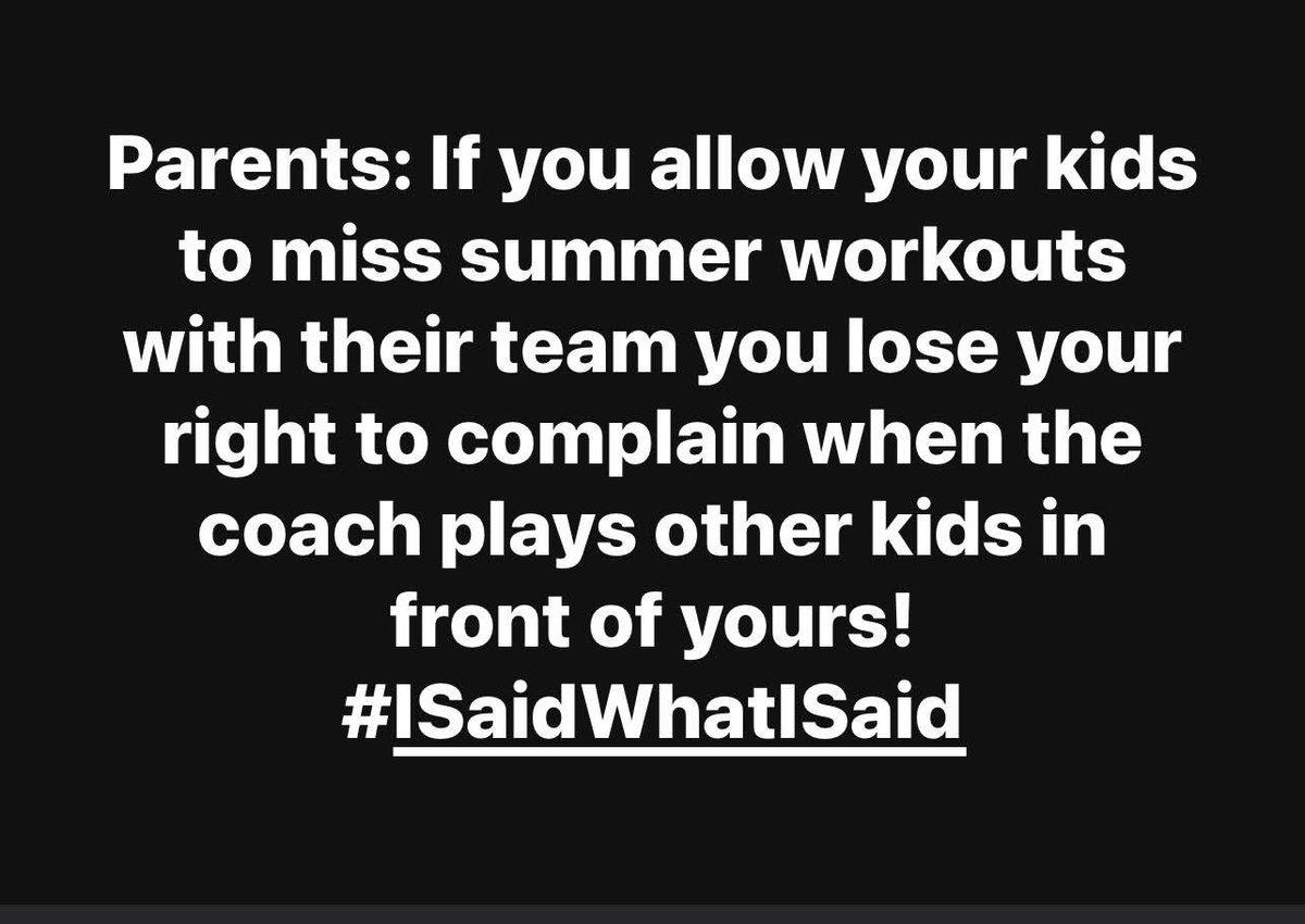 Coaches play the kids they trust. Trust is earned.