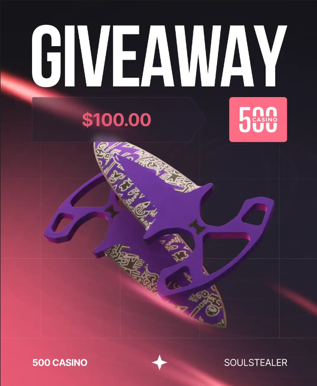 🎁100$ GIVEAWAY🎁

✅Follow <a href="/soulstealer_hs/">Soulstealer🇧🇬</a> and <a href="/500Casino/">500 Casino</a> 
🔃Retweet
👬Tag 1 Friend

That’s it and GL! Ends in 4 days!