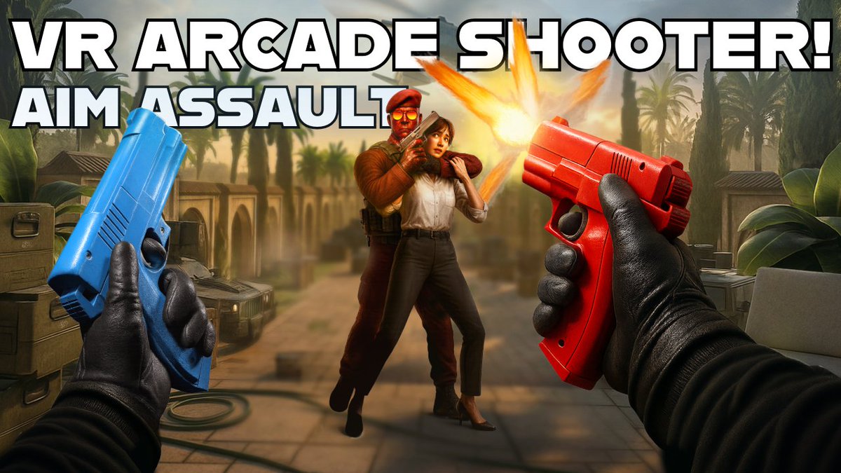 I had the chance to jump into the Aim Assault demo on Quest before it's released to the public tomorrow. Now I will answer the burning question "Will this come to PSVR2" In this video so make sure to give it a watch.

All support is appreciated

youtu.be/Vn1yWc1pogY